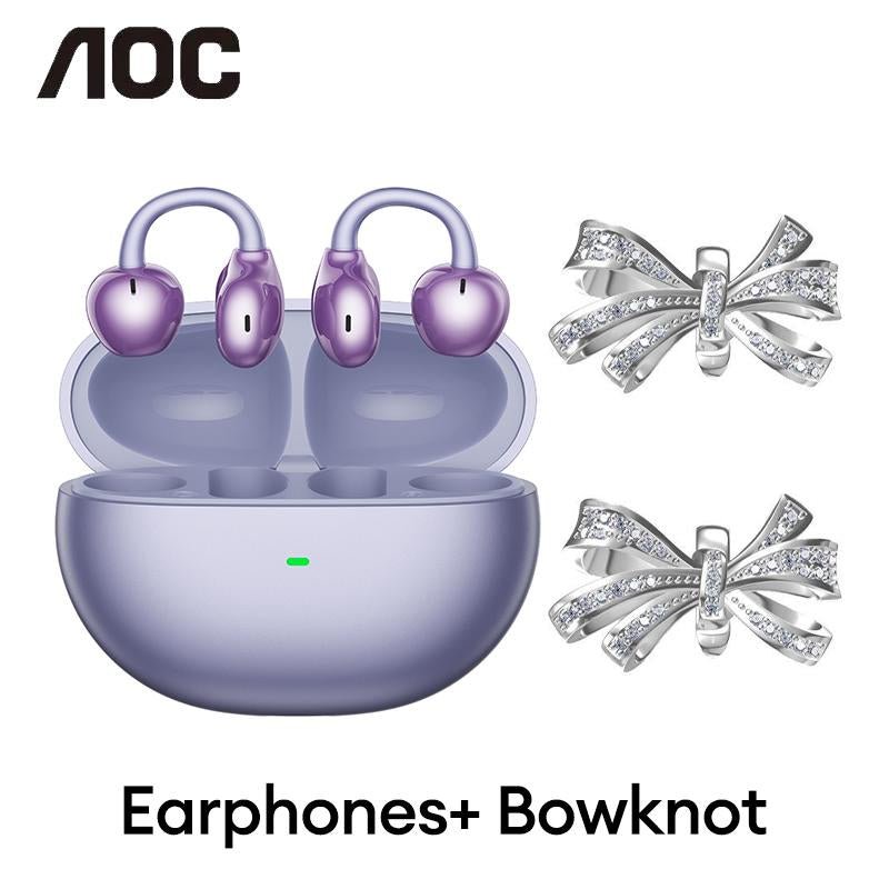 AOC ACD2544 Clip - On Wireless Headphones with 2025 Bluetooth 6.0 for Faster, Stable Connection & Low Power Use, Panoramic Stereo Sound, HD Audio, Ergonomic Design, Comfortable Fit, Life - Level Waterproof & Sweatproof Sturdy Noise Free - TrendyTechWorldTrendyTechWorld705353718489TrendyTechWorldAOC ACD2544 Clip - On Wireless Headphones with 2025 Bluetooth 6.0 for Faster, Stable Connection & Low Power Use, Panoramic Stereo Sound, HD Audio, Ergonomic Design, Comfortable Fit, Life - Level Waterproo