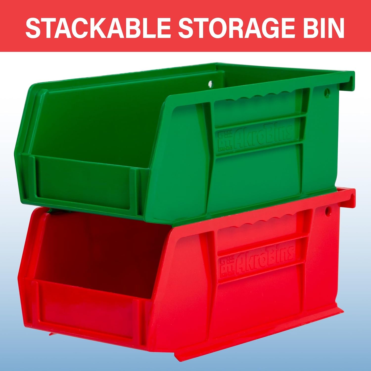 30220 Akrobins Plastic Storage Bins, Space - Saving Stackable Bins for Garage, Pantry, Craft Organization, 7 - " X 4 - " X 3 - ", Red, 24 - Pack - TrendyTechWorldTrendyTechWorld726084527737TrendyTechWorld30220 Akrobins Plastic Storage Bins, Space - Saving Stackable Bins for Garage, Pantry, Craft Organization, 7 - " X 4 - " X 3 - ", Red, 24 - Pack