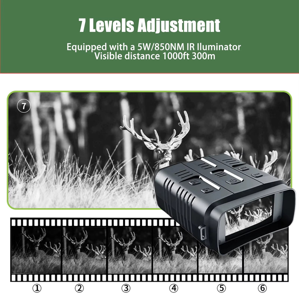 4K Night Vision Binocular Device 10X Digital Zoom Full Dark 800M Infrared Wifi Telescope for Hunting Camping Video Record - TrendyTechWorldTrendyTechWorld7445015824891TrendyTechWorld4K Night Vision Binocular Device 10X Digital Zoom Full Dark 800M Infrared Wifi Telescope for Hunting Camping Video Record
